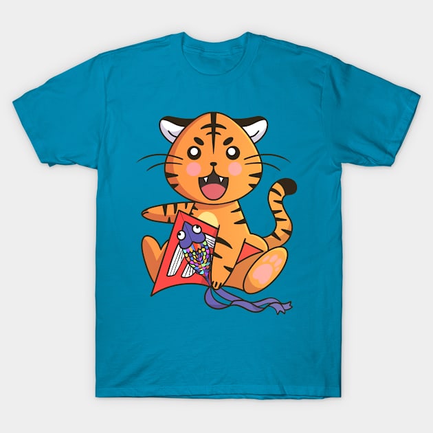 Chinese Zodiac - Tiger T-Shirt by Griffywings